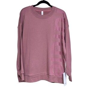 Lululemon Perfectly Oversized Crew *Logo Sweatshirt Spiced Chi Women’s Size 8